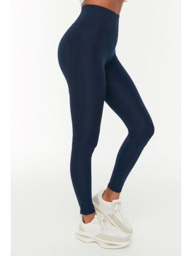 Trendyol Navy Blue Push-Up Full Length Knitted Sports Leggings