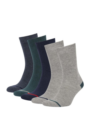 DEFACTO Men's Cotton 5-Piece Socks