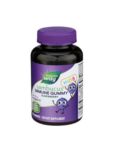 САМБУКУС ИМУН ГЪМИ КИДС желирани таблетки * 40 NATURE'S WAY