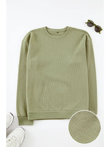 Trendyol Khaki Oversize/Wide Cut Crew Neck Sweatshirt