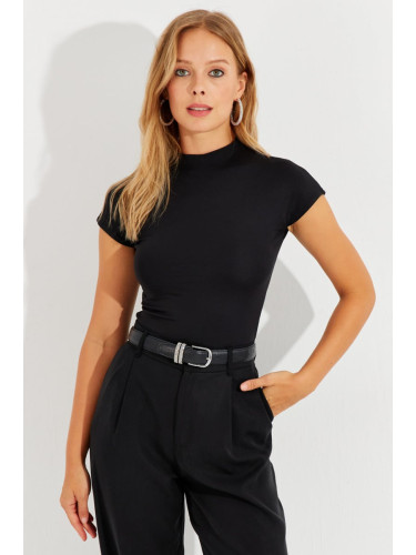 Cool & Sexy Women's Black Diving Blouse