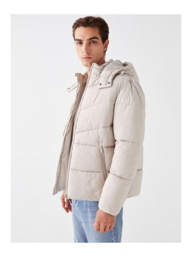 LC Waikiki Standard Mold Hooded Men's Puffer Coat