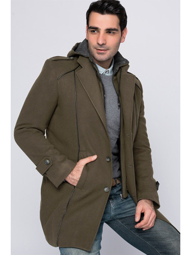 PLT8334 DEWBERRY MEN'S COAT-KHAKI