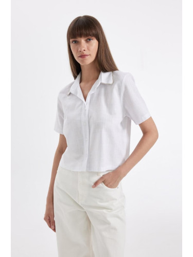 DEFACTO Crop Short Sleeve Shirt