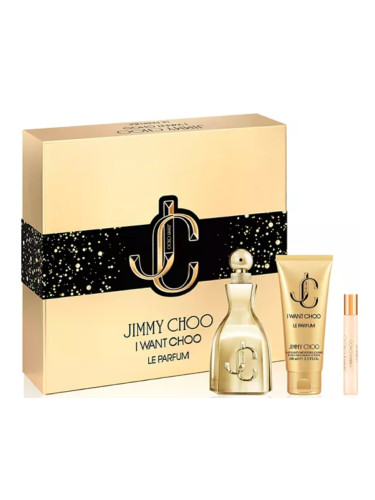 Jimmy Choo I Want Choo Le Parfum Комплект за жени EDP Парфюм 100 ml EDP Парфюм 7.5 ml Балсам за тяло 100 ml