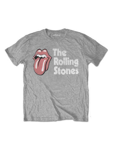 The Rolling Stones Риза Scratched Logo Unisex Grey L