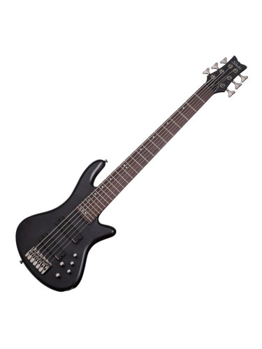 Schecter Stiletto Studio-6 See Thru Black Satin 6-струнна бас китара