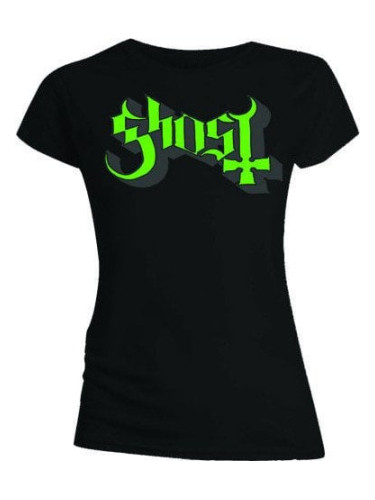 Ghost Риза Green/Grey Keyline Logo Womens Black S