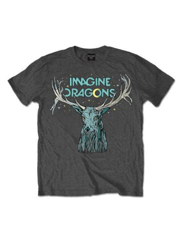 Imagine Dragons Риза Elk in Stars Unisex Charcoal Grey L