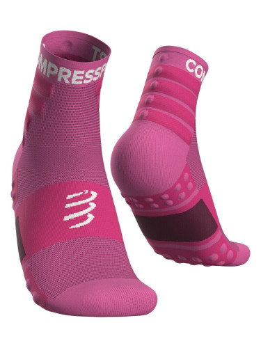 Compressport Training Pink T3 Чорапи за бягане