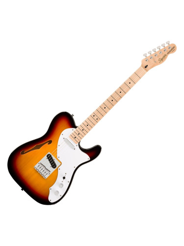 Fender Squier Affinity Series Telecaster Thinline MN 3-Color Sunburst Електрическа китара