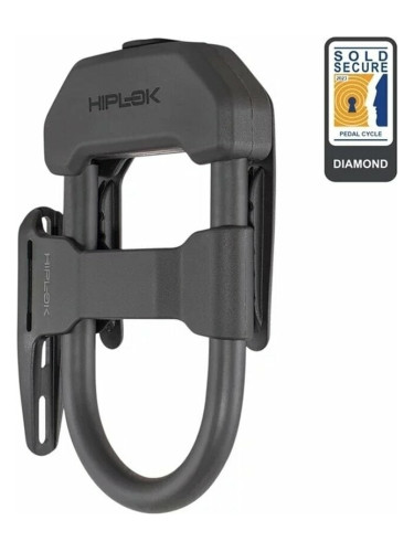 Hiplok DXF D Lock with Frame Mount Black Ключалка-притежател