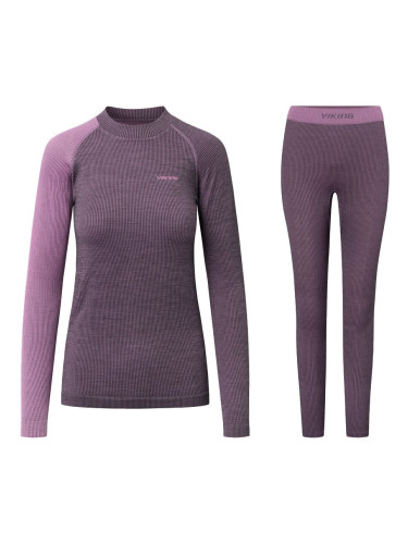 Viking Mounti Lady Set Base Layer Purple XS Tермобельо