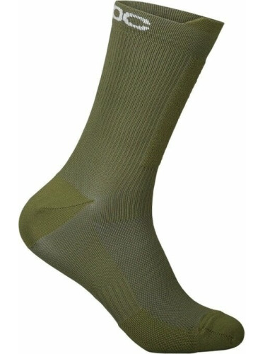 POC Lithe MTB Sock Mid Epidote Green S Чорапи за колоездене