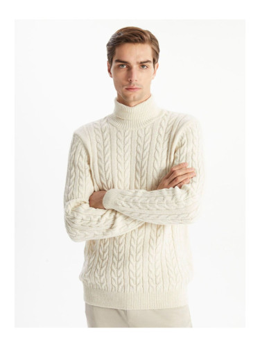 LC Waikiki Turtleneck Long Sleeve Men's Knitwear Sweater