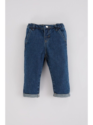 DEFACTO Baby Boy Elastic Waist Double Leg Jean Trousers