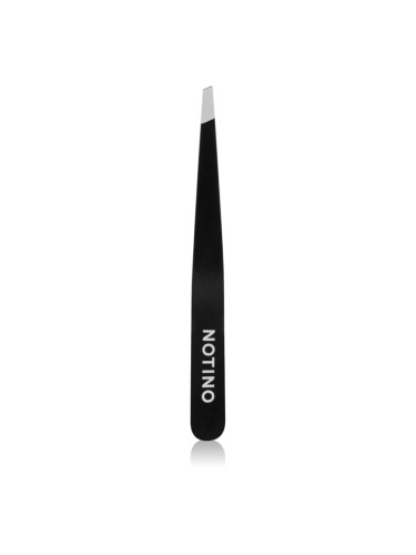 Notino Tweezers Black пинсета със скосен връх 1 бр.