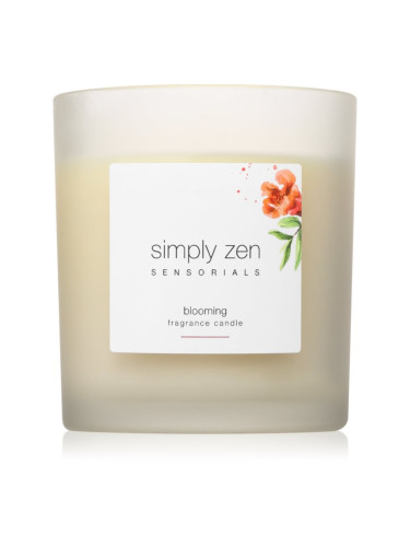 Simply Zen Sensorials Blooming Fragrance Candle ароматна свещ 120 гр.