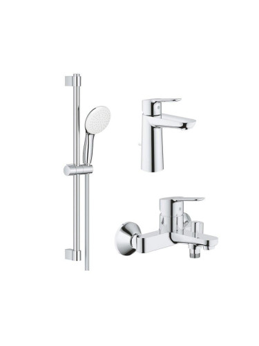 Grohe BauEdge old комплект 3 в 1: смесители + душ комплект