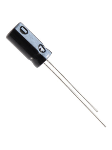 Кондензатор електролитен 0.47uF, 100V, THT, Ф5x12mm