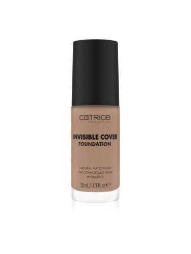 Catrice Invisible Cover Foundation течен покривен фон дьо тен с матиращ ефект цвят 040N 30 мл.