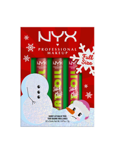 NYX Professional Makeup Holiday Fat Oil подаръчен комплект за устни