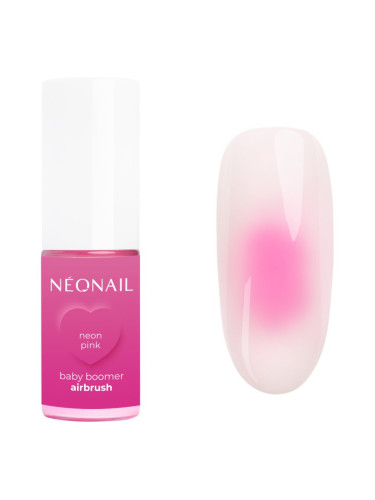 NEONAIL Baby Boomer Airbrush цветна пудра за нокти цвят Neon Pink 5 гр.