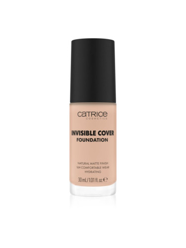 Catrice Invisible Cover Foundation течен покривен фон дьо тен с матиращ ефект цвят 012C 30 мл.