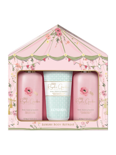 Baylis & Harding Royale Garden Rose, Poppy & Vanilla подаръчен комплект под душа