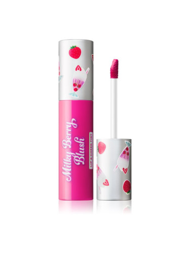 I Heart Revolution Milkshake Milky Berry Blush мултифункционален грим за устни и скули цвят Berry Burst 10 мл.