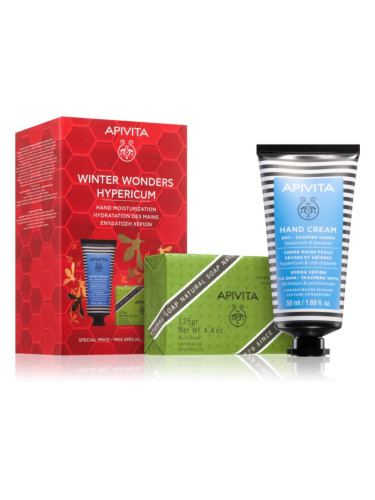 Apivita Hand Care Winter Wonders Hypericum коледен подаръчен комплект