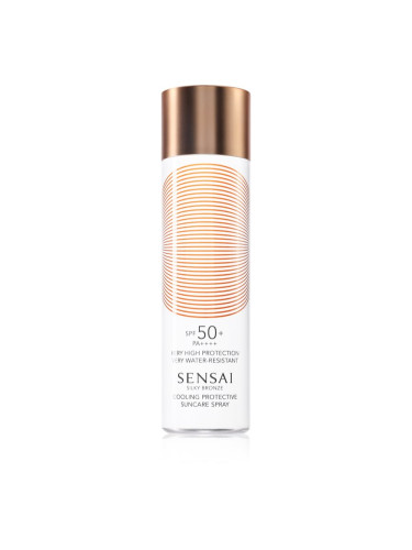 Sensai Silky Bronze Cooling Protective Suncare Spray защитен спрей срещу слънчеви лъчи SPF 50+ PA ++++ 150 мл.