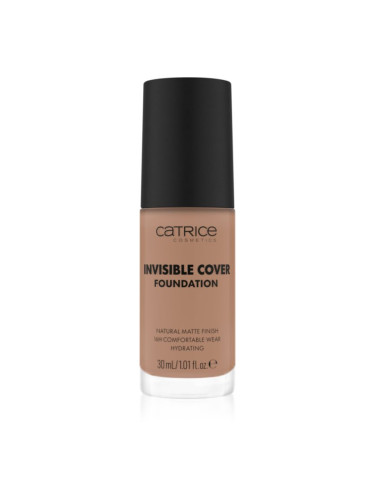 Catrice Invisible Cover Foundation течен покривен фон дьо тен с матиращ ефект цвят 042C 30 мл.