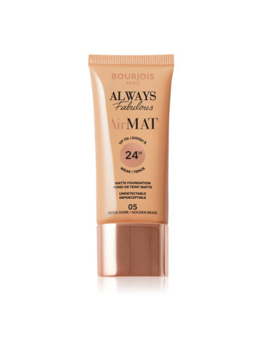 Bourjois Air Mat матиращ фон дьо тен цвят 05 Golden Beige 30 мл.