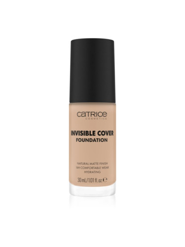 Catrice Invisible Cover Foundation течен покривен фон дьо тен с матиращ ефект цвят 015W 30 мл.