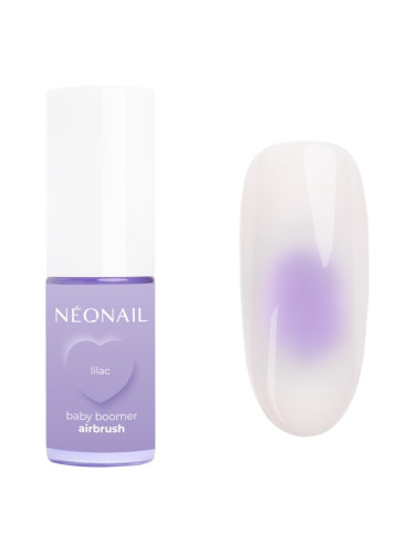 NEONAIL Baby Boomer Airbrush цветна пудра за нокти цвят Lilac 5 гр.