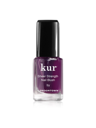 LONDONTOWN Kur Sheer Strength Nail Blush стягаща и озаряваща тонирана грижа за нокти цвят Concord 12 мл.
