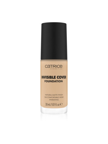 Catrice Invisible Cover Foundation течен покривен фон дьо тен с матиращ ефект цвят 005W 30 мл.