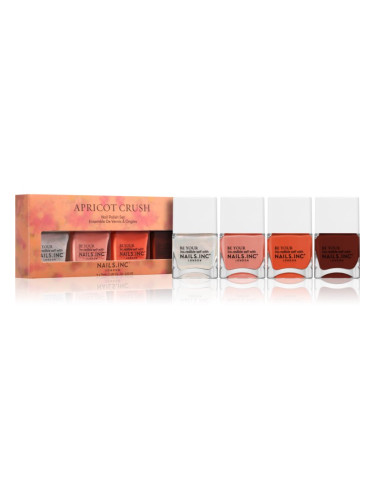 Nails Inc. Apricot Crush комплект лак за нокти