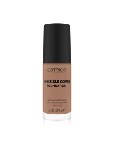 Catrice Invisible Cover Foundation течен покривен фон дьо тен с матиращ ефект цвят 050C 30 мл.