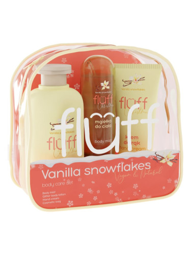 Fluff Vanilla Snowflakes подаръчен комплект за тяло