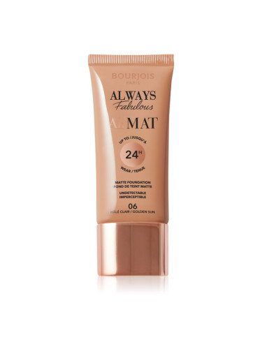 Bourjois Air Mat матиращ фон дьо тен цвят 06 Golden Sun 30 мл.