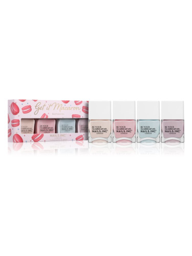 Nails Inc. Get It Macaron комплект лак за нокти