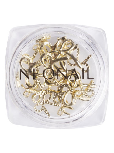 NEONAIL Nail Art 3D Bows украса за нокти цвят Gold 1 бр.