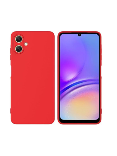 Силиконов кейс bSmart Silicone Soft Cover, За Samsung Galaxy A06, Червен