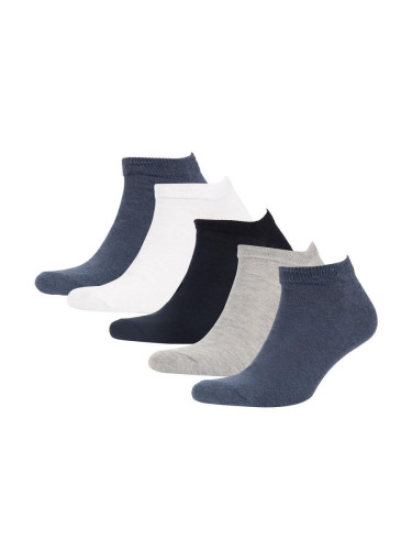 DEFACTO Men's 5-pack Cotton Booties Socks