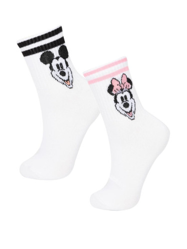 DEFACTO Woman Disney Mickey & Minnie 2-Piece Socks