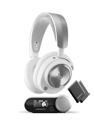  Гейминг слушалки SteelSeries - Arctis Nova Pro WL X, Xbox, безжични, бели