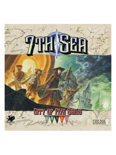  Настолна игра 7th Sea: City of Five Sails - Стратегическа