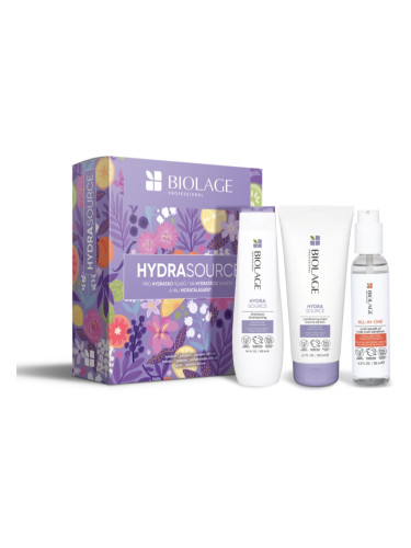 Biolage Essentials HydraSource подаръчен комплект за увредена коса